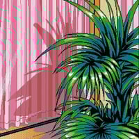 VAPORWAVE PASTEL 8 BIT JAPANESE ANIME ROOM T SHIRT IN BLACK - Thumbnail 1