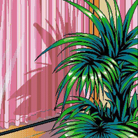 VAPORWAVE PASTEL 8 BIT JAPANESE ANIME ROOM T SHIRT IN WHITE - Thumbnail 1