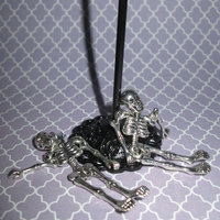 Jointed Skeleton Earrings - Thumbnail 3