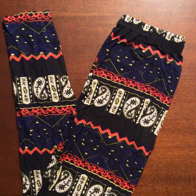 Paisley shape leggings - Thumbnail 3