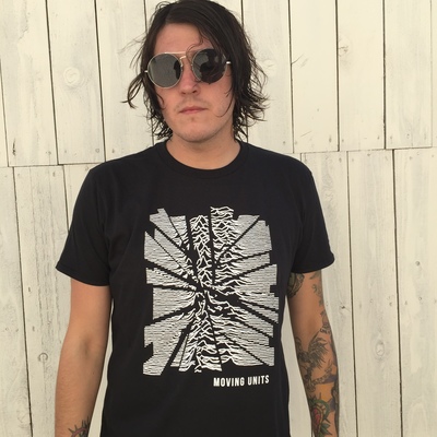 Collision with joy division tee (unisex) signed in silver ink