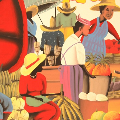 Market painting 20 x 24