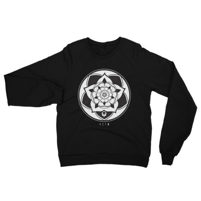 Dark tudor raglan sweater