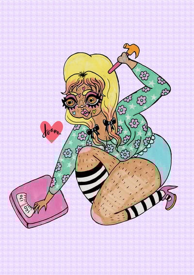 Fuck The Scales Print