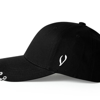 Free Shipping-RING BALL CAP ( BLACK ) - Thumbnail 1