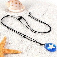 Crystal Amber Necklace - STARFISH  - Thumbnail 2