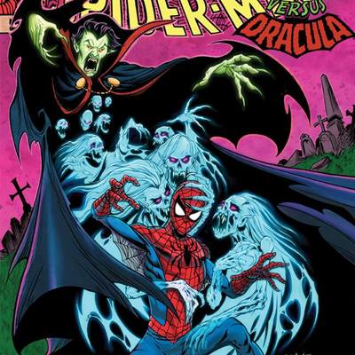 Spider-man vs. dracula print
