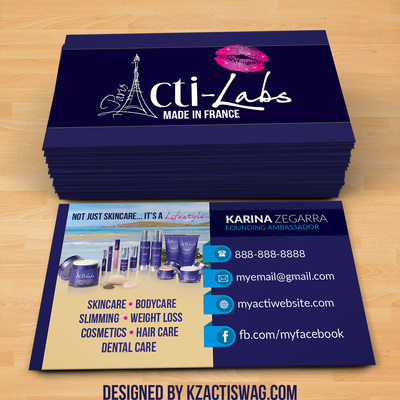 Acti-labs business cards - 8