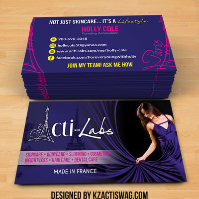 Acti-labs business cards - 3