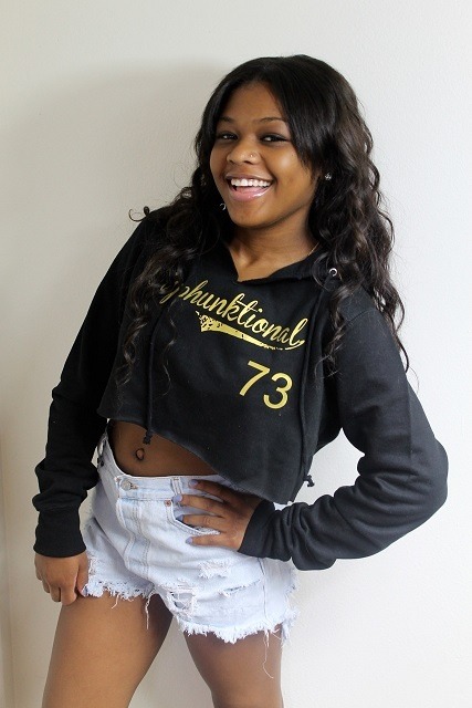 Team Disphunktional Crop Top Hoodie