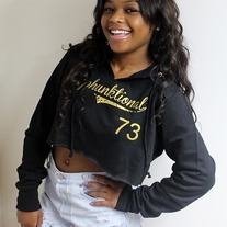 Team Disphunktional Crop Top Hoodie