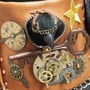 "Clockwork Raven" Unique Handmade Steampunk Hat with Raven by Lisa Benshoof, OOAK-1