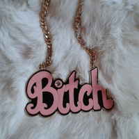 Pink B*tch Necklace - Thumbnail 1