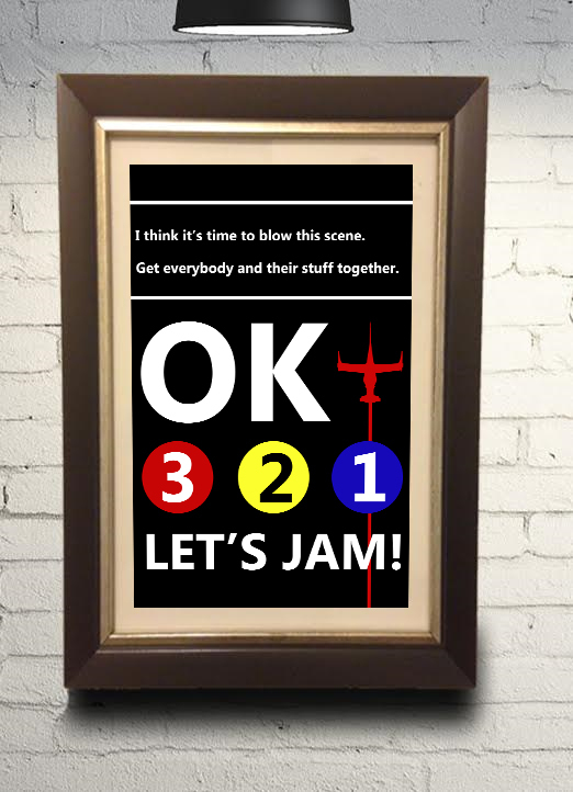 Cowboy Bebop Typography Poster Theme Song Art Print 11x17 Art Print