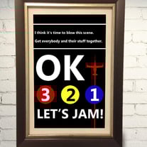 Cowboy Bebop Typography Poster Theme Song Art Print 11x17 Art Print