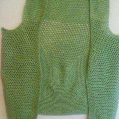 Crochet vest