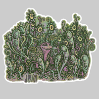 5"x4" DieCut - Spusta Turtle Sticker   - Thumbnail 1