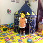 KIDS PLAY TENT BLUE Color PRINCE CASTLE for Boy PLAYHOUSE OUTDOOR INDOOR TENT - Thumbnail 1