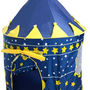 KIDS PLAY TENT BLUE Color PRINCE CASTLE for Boy PLAYHOUSE OUTDOOR INDOOR TENT - Thumbnail 2