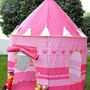 KIDS PLAY TENT GIRLISH PINK Color CASTLE PRINCESS PLAYHOUSE OUTDOOR INDOOR TENT - Thumbnail 2