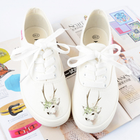 Harajuku elk painted canvas shoes - Thumbnail 3