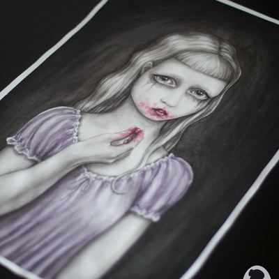 Poisonous flower - original artwork