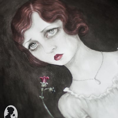 Deadly nightshade - original artwork