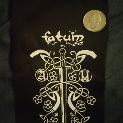 Fatum cloth punk patch