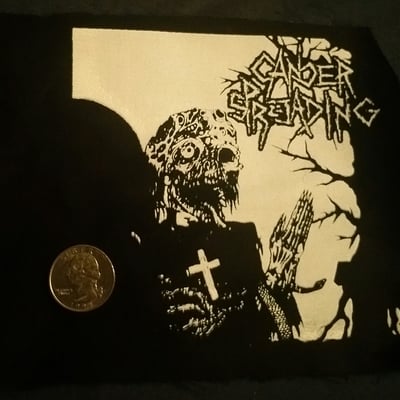 Cancer spreading cloth punk patch