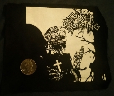 Cancer spreading cloth punk patch