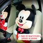 Mickey & Minnie Mouse Multi Car / Home Use Nice Decoration Seat Cover Cushion - Thumbnail 2