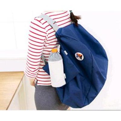 Navy blue color 3 way multiple use fold-able travel bag good for travel daily use