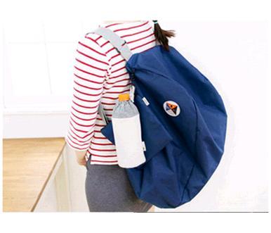 Navy BLUE COLOR 3 Way Multiple Use Fold-able Travel Bag Good for Travel Daily Use