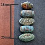 Fancy Patterns Spacer Beads with Aged Finish, 5 pcs-2
