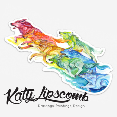 Wolf Pack - Jumbo Bumper Sticker