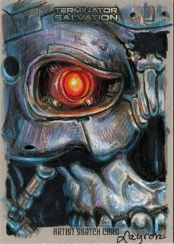 TERMINATOR SALVATION Sketch Card Return (B)