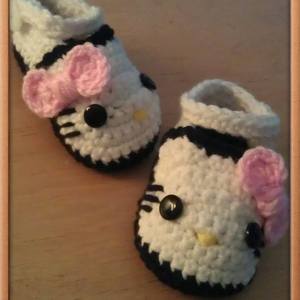 Crocheted Kitty shoes