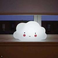 Cute Cloud Face Night Light Lamp - Thumbnail 1