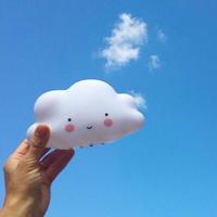 Cute Cloud Face Night Light Lamp - Thumbnail 2