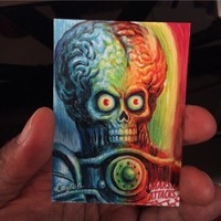 MARS ATTACKS OCCUPATION Return Sketch Card 1 - Thumbnail 3