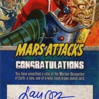 MARS ATTACKS OCCUPATION Return Sketch Card 1 - Thumbnail 1