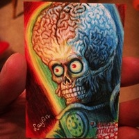 MARS ATTACKS OCCUPATION Return Sketch Card 2 - Thumbnail 3