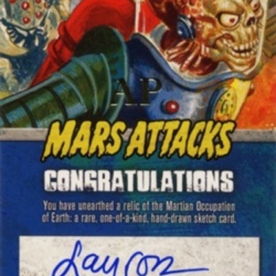 Mars attacks occupation return sketch card 2