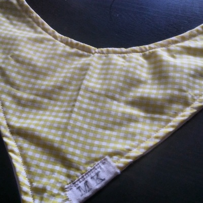 Gingham Bandanna Bib