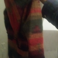 Wool Ikat Car Coat - Thumbnail 2