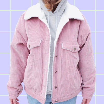 PASTEL COLOR CORDUROY JACKET