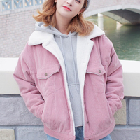 PASTEL COLOR CORDUROY JACKET - Thumbnail 2