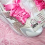 Crystal Swarovski White Nike Huarache Womens Sneakers-3