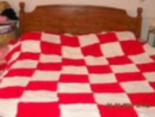 Crochet Square Queen Blanket: