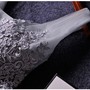  Cute A-line grey lace short prom dress, homecoming dresses-3